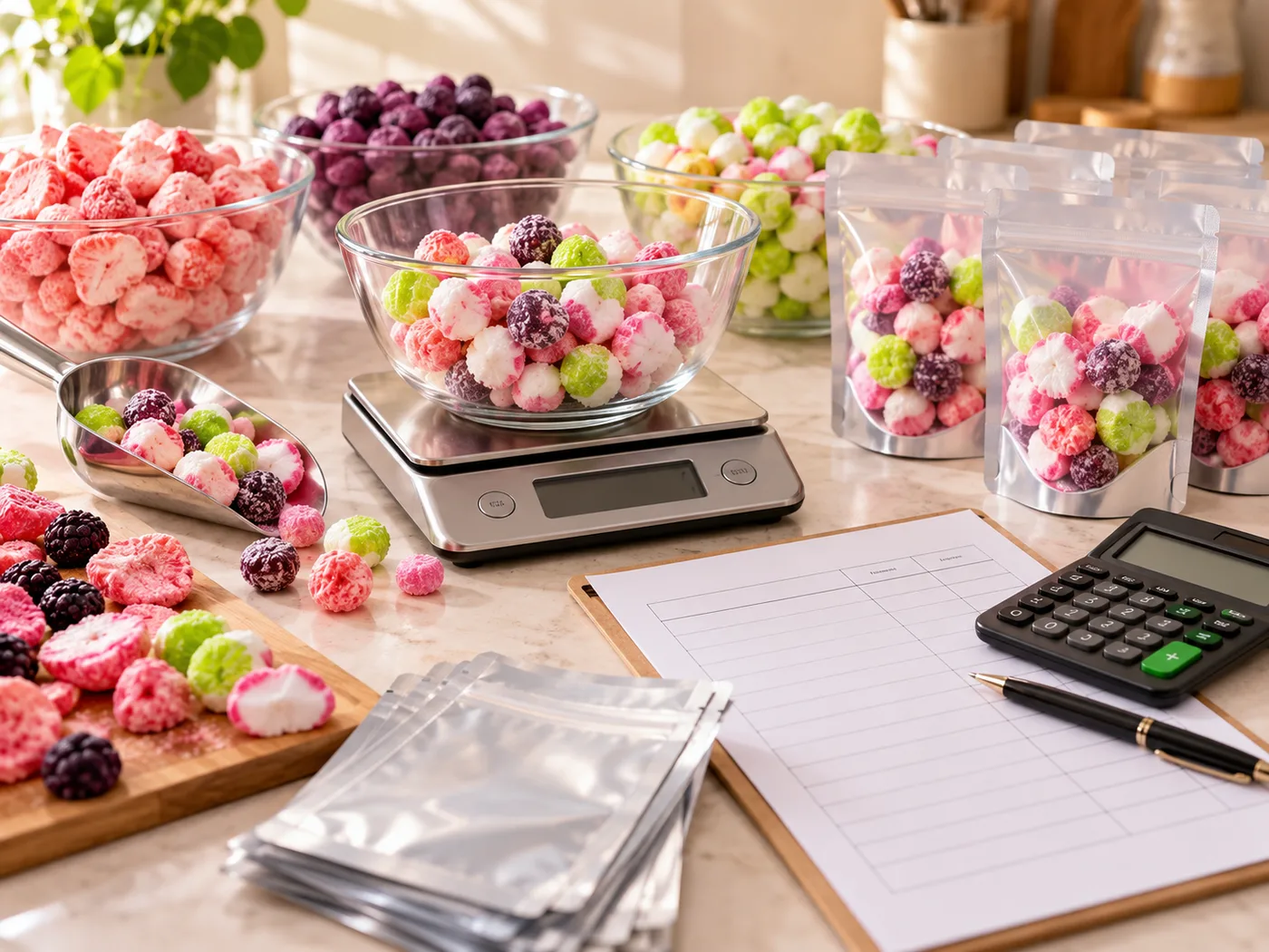 Price the whole batch. Not just the candy.
