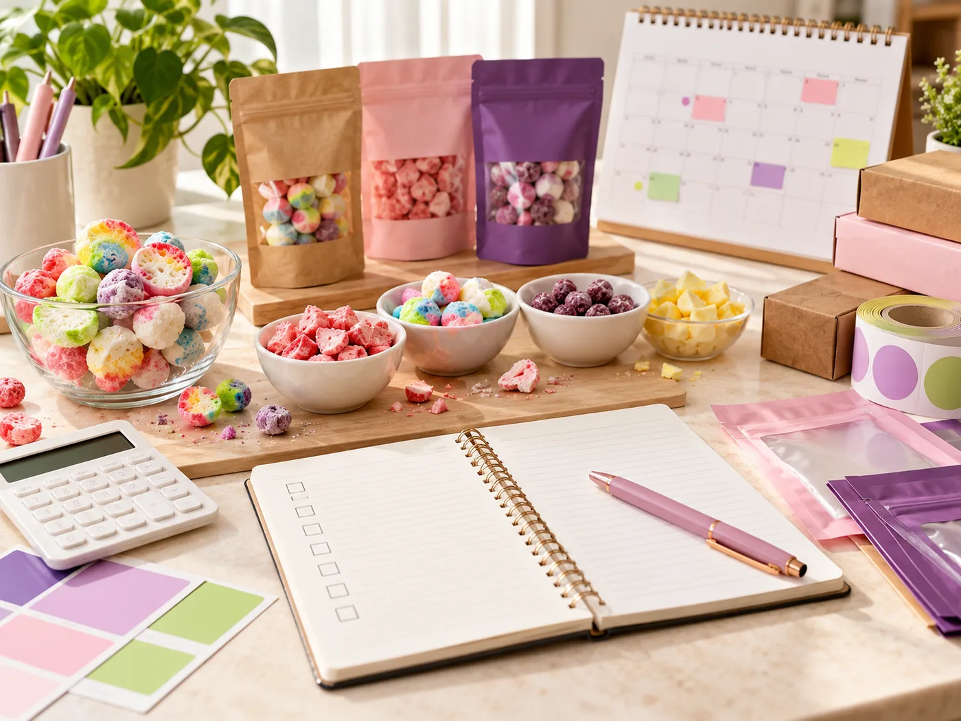 Your first candy business launch: a practical order of operations