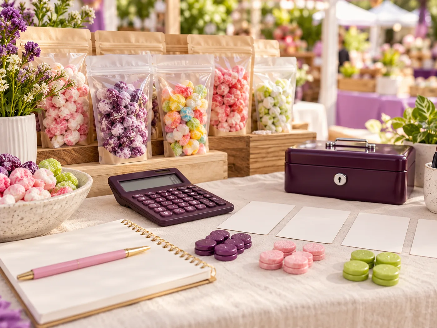 How many bags do you need to sell to cover a market?